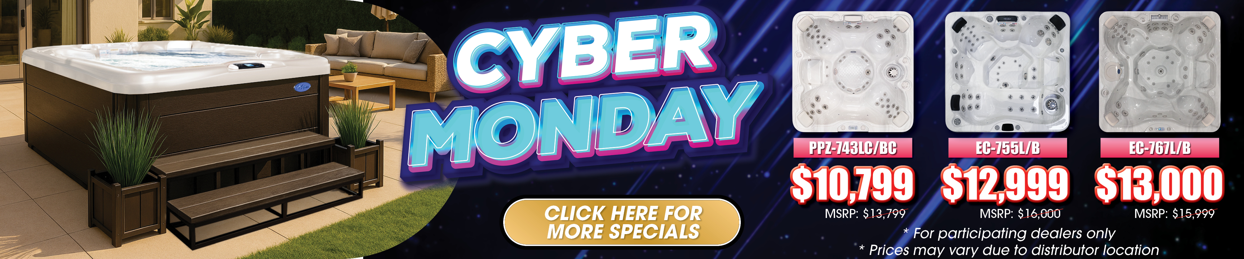 Calspas hot tub being used in a family setting - Mobile